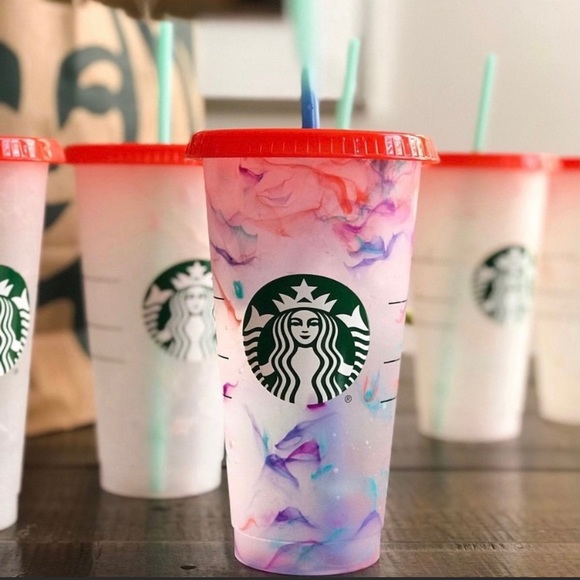 Starbucks color changing marble cup personalized - Picture 1 of 8